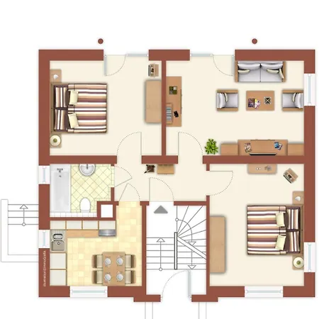 Apartment Bootshaus/ Holzdeck