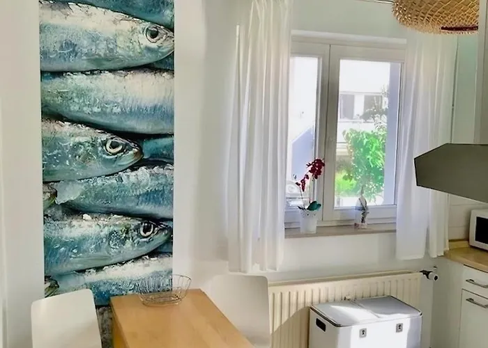 Bootshaus/ Holzdeck شقة